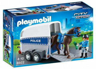 Playmobil 6922 Policajný príves pre kone č.1