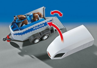 Playmobil 6922 Policajný príves pre kone č.2