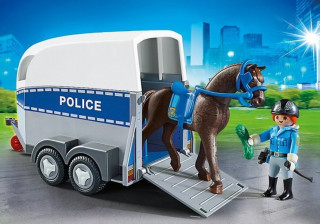 Playmobil 6922 Policajný príves pre kone č.3