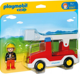 Playmobil 6967 Hasičské auto (1.2.3) č.1