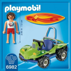 Playmobil 6982 Surfer s plážovou bugínou č.3