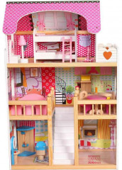 Drevený 3 poschodový domček pre bábiky Mia Bayer Chic 2000 č.2