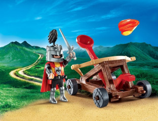 Playmobil 9106 Prenosný kufrík Rytier s katapultom č.2