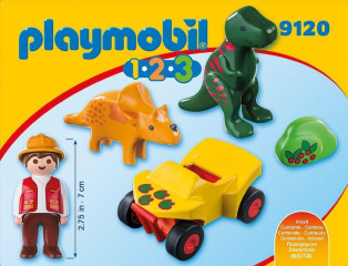 Playmobil 9120 Lovec dinosaurov na štvorkolke (1.2.3) č.3