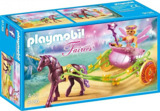 Playmobil 9136 Kvetinová víla koč ťahaný jednorožcom č.1