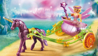 Playmobil 9136 Kvetinová víla koč ťahaný jednorožcom č.2
