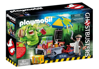 Playmobil 9222 Ghostbusters Slimer pri stánku s hotdogmi č.1