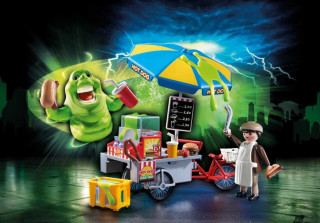 Playmobil 9222 Ghostbusters Slimer pri stánku s hotdogmi č.2