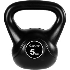 Kettlebell činka MOVIT 5 kg | čierna č.1