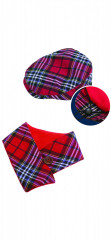 Čiapka a šatka Croci Tartan