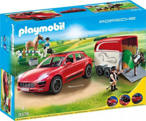 Playmobil 9376 Porsche Macan GTS s prívesom pre kone č.1