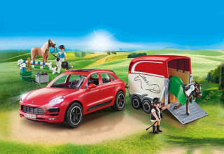 Playmobil 9376 Porsche Macan GTS s prívesom pre kone č.2