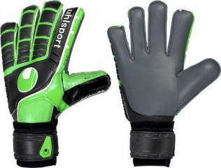 Brankárske rukavice Uhlsport Fangmaschine Soft Graphit 100033801 | green-black-silver | veľkosť 11 č.1