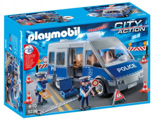 Playmobil 9236 Policajný anton so zátarasmi č.1