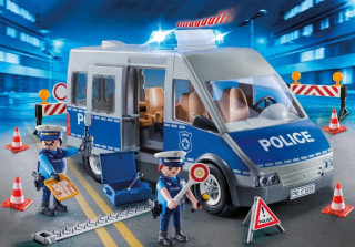 Playmobil 9236 Policajný anton so zátarasmi č.2