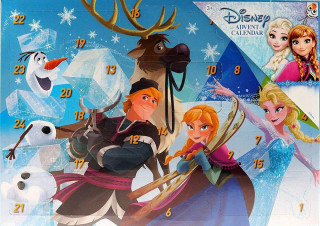 Adventný kalendár Frozen Ľadové kráľovstvo Disney č.1