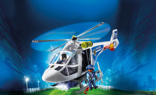 Playmobil 6874 Policajná helikoptéra s LED reflektorom č.2