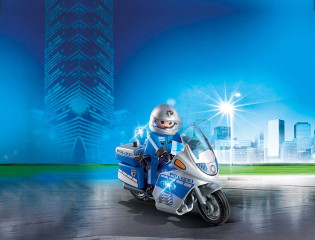 Playmobil 6876 Motohliadka s LED majákom č.2