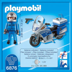 Playmobil 6876 Motohliadka s LED majákom č.3