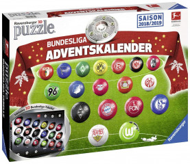 Adventný kalendár Bundesliga 3D Ravensburger 2018/2019 č.1