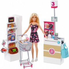 Mattel Barbie Supermarket herný set č.1