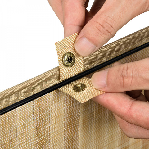 Bambusový kôš na bielizeň s vekom 72 L | prírodný č.7