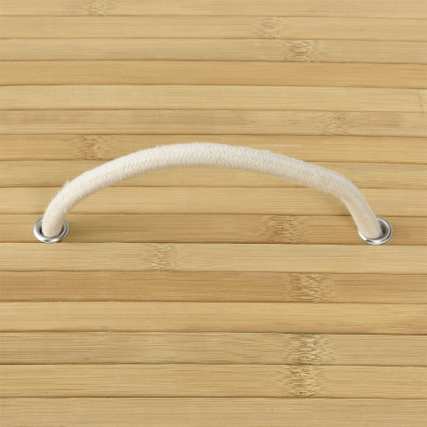 Bambusový kôš na bielizeň s vekom 72 L | prírodný č.9