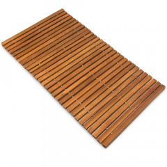 Drevená kúpeľňová podložka 80 x 50 cm | akáciové drevo č.1