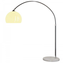 Stojaca oblúková lampa s mramorovou základňou 146-220 cm č.1