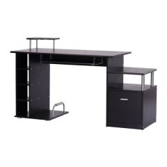 Počítačový stôl 152 x 60 x 88 cm | čierny č.2