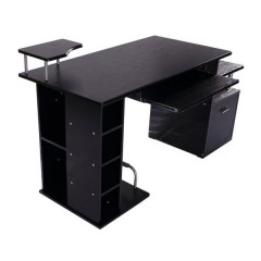 Počítačový stôl 152 x 60 x 88 cm | čierny č.3