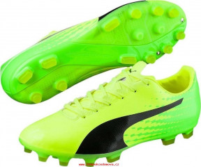 Kopačky lisovky Puma 17.2 FG 10401501 | Yellow-Green-Black | veľkosť 42 (US 9 / UK 8) č.1