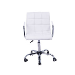Pracovno - kozmetická stoličky Agnes | biela č.1