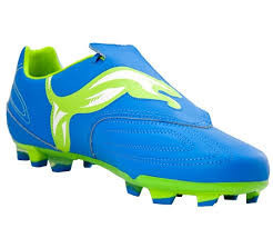 Kopačky lisovky Puma V3.11 aj FG 10233004 | Blue-White-Lime punch | veľkosť 44,5 (US 11 / UK 10) č.1