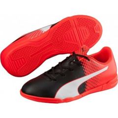 Sálové chlapčenské topánky Puma evoSpeed 5.5 IT JR 10383201 | čierne-biele-červené | veľkosť 37 (US 5 / UK 4) č.1