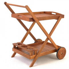 Servírovací vozík | akáciové drevo č.1