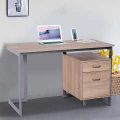 Kancelársky stôl s dvoma zásuvkami 120 x 58 x 76 cm | dub č.3