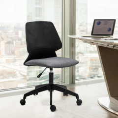 Dizajnová kancelárska stolička Luna | čierno - šedá č.2