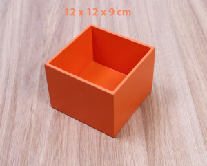 Dizajnový box oranžový 2010 č.1