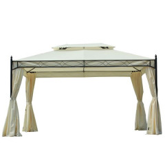 Luxusný záhradný altánok 3x4 m | krémový č.2