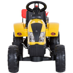 Šliapací traktor s prívesom | žltý č.3