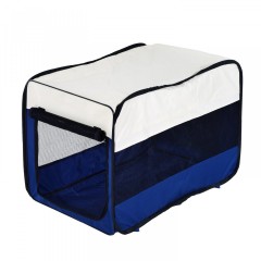 Prepravný box pre psov 76 x 50 x 50 cm | modrý