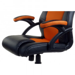 Kancelárska stolička Racing dizajn | oranžovo-čierna č.3