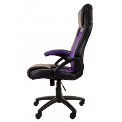Kancelárska stolička Racing dizajn | fialovo-čierna č.3