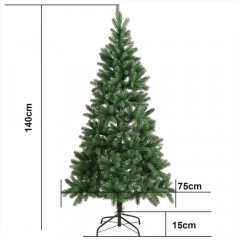 Umelý vianočný stromček 140 cm | ušľachtilá jedľa č.3