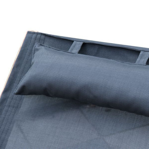 Záhradné lehátko zo smrekovcového dreva | čierne č.5