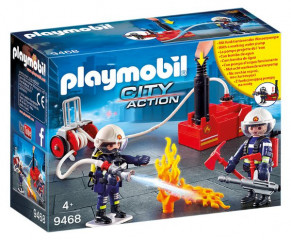 Playmobil 9468 Hasiči s čerpadlom a vodnou pumpou č.1