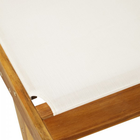 Záhradné lehátko Simon | masívne akáciové drevo č.6