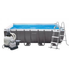 Bazén Ultra Frame 5,49 x 2,74 x 1,32 m | kompletset s pieskovou filtráciou č.1
