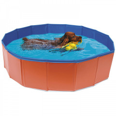 Croci Skladací bazén pre psa 120 x 30 cm | červený č.2